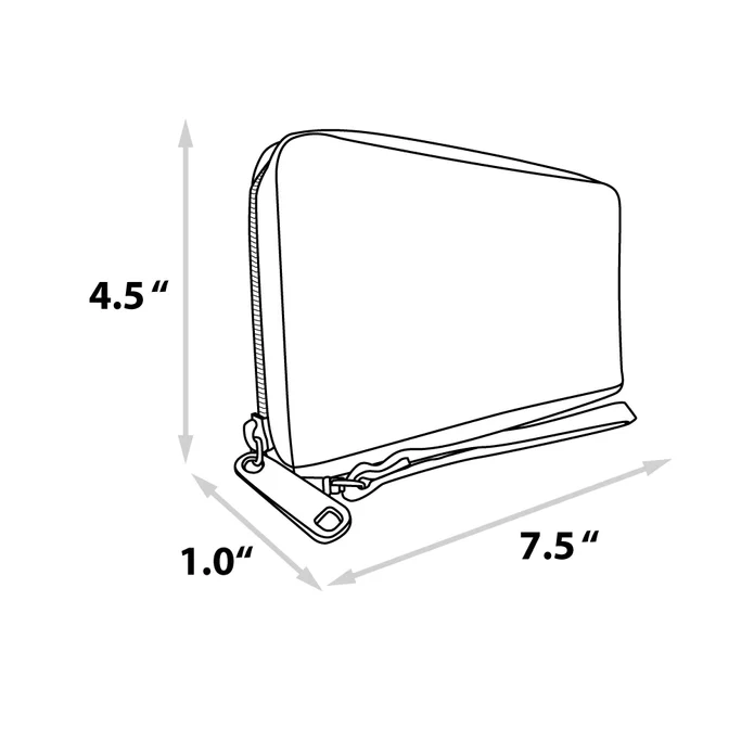 Mystery PU Zip Around Wallet Rectangle - Image 4